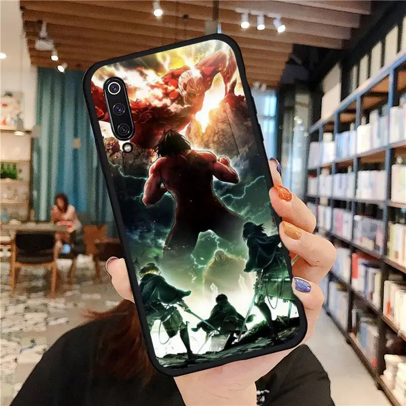 

attack on Titan cool anime Phone Case For Xiaomi Redmi 7 9t 9se k20 mi8 max3 lite 9 note 8 9s 10 pro