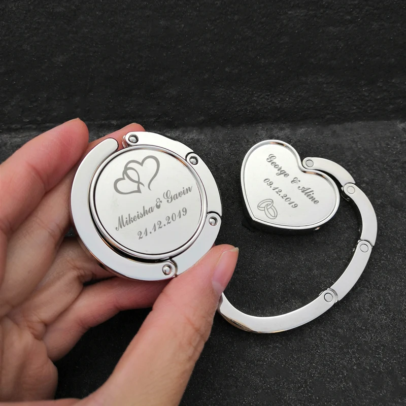 20 шт. персонализированные выгравированы свадебный подарок складная сумка