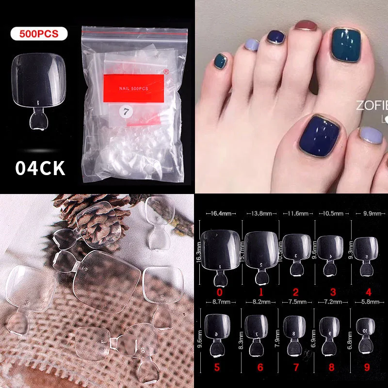

500pcs/set Quick Building Nail Mold Tips Nail Art UV Extend Gel Toenails Dual Forms Finger Extension Nail Salon Extension Tool