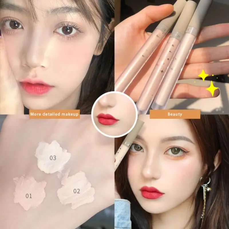 Lip Tube Concealer Covers Defects Creates Natural Base Makeup Waterproof Breathable Acne-Covering Marks Cosmetics TSLM1 | Красота и