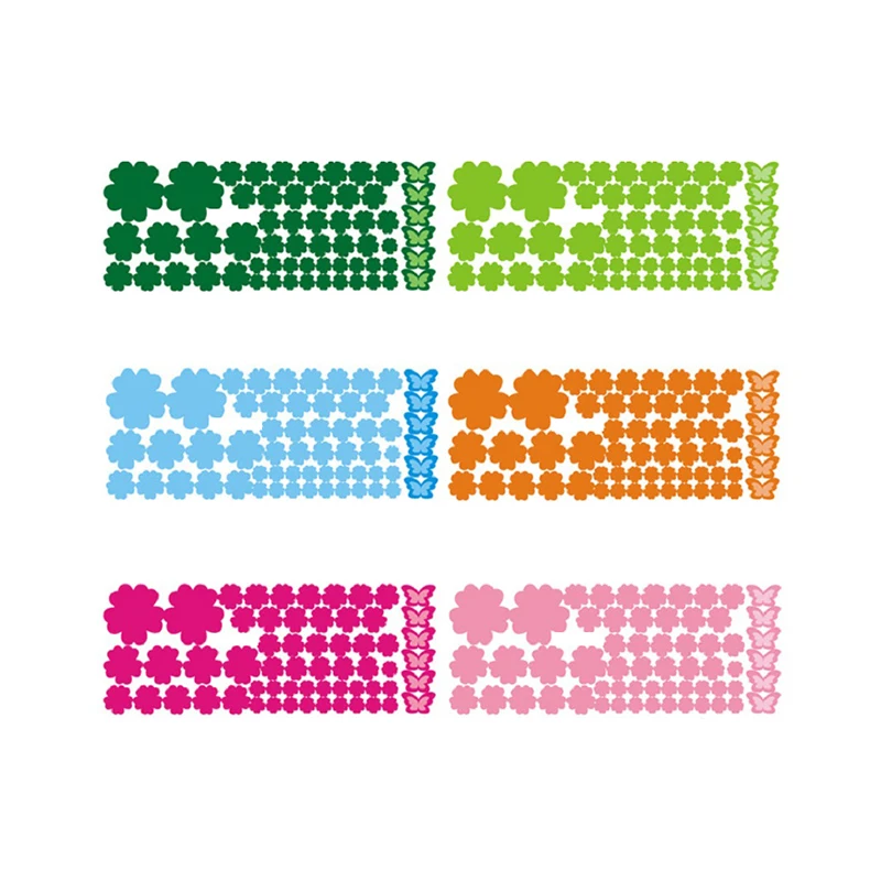 Горячая распродажа 108 маленькие цветы и 6 бабочек наклейки на стену Цветочные