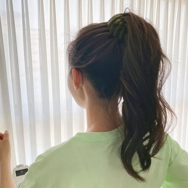 Женский бархатный аксессуар для волос Птичье гнездо |