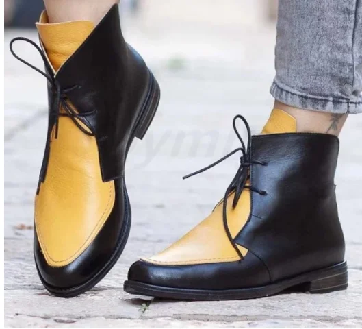 

Женские ботинки из ПУ кожи, на осень/зиму