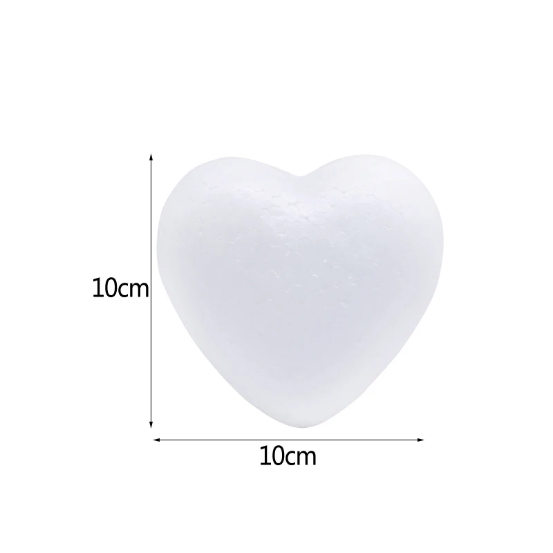 10cm heart Моделирующие Цветы Роза медведь пенопласт Медведь Кролик Собака Пена Розы Цветы для DIY Рождественская вечеринка украшения подарок на день Святого Валентина - Цвет: 10cm heart