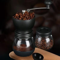 washable hand coffee grinder beans hand grinding stainless steel coffee machine manual burr mill grinder crusher