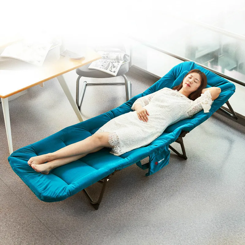 Складная кровать для дома Одноместный перерыв обеда офиса простая