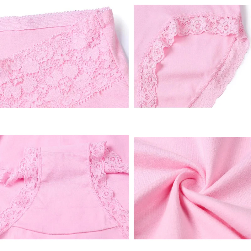 Нижнее белье женское хлопчатобумажное с высокой талией 2 шт./лот дышащие трусики