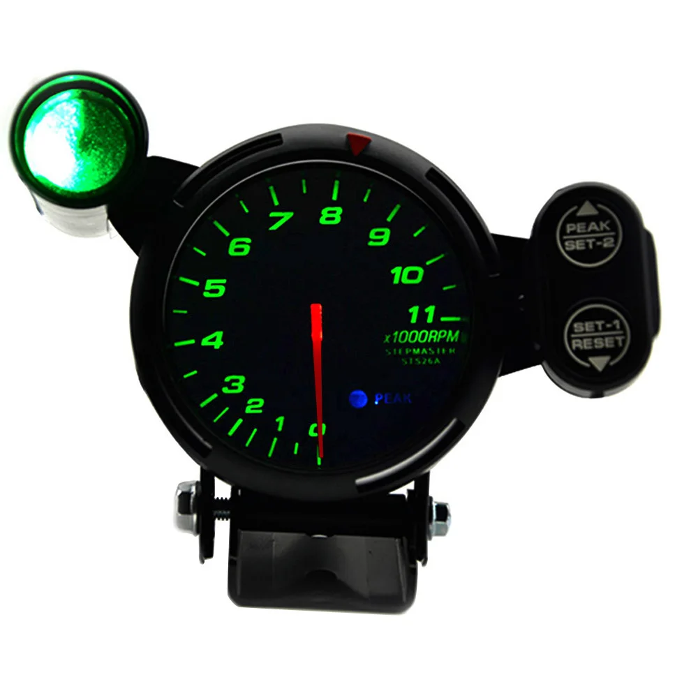 Тахометр DRAGON сменный 80 мм с логотипом 7 цветов|shift light tachometer|gauge rpmgauge tachometer |