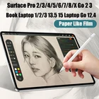 Защитная пленка для экрана Microsoft Surface Pro 8765432 X Go 2 3, для Surface, ноутбука Go 12,4, Book 1, 2, 3, 13,5, 15