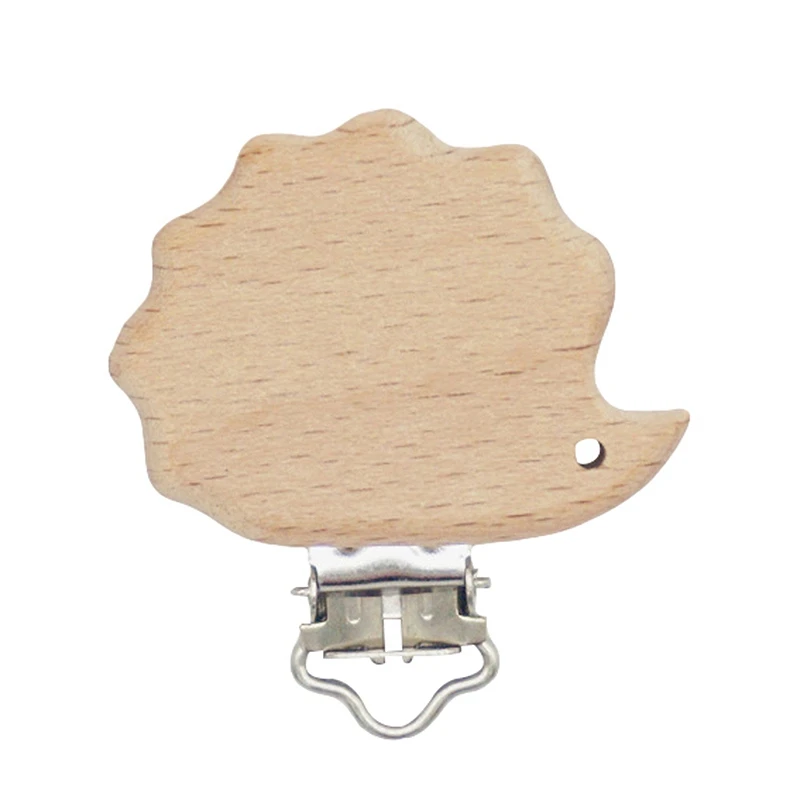 В форме милых животных соска зажимы деревянная держатель цепи детское дерево