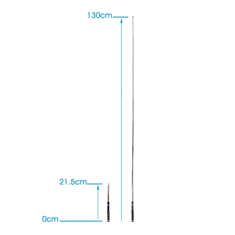 

Gain Telescopic BNC Antenna For ICOM V8 V80 IC-V82 IC-U82 Kenwood TK310 Walkie Talkie Two Way Radio VHF 136-174MHz