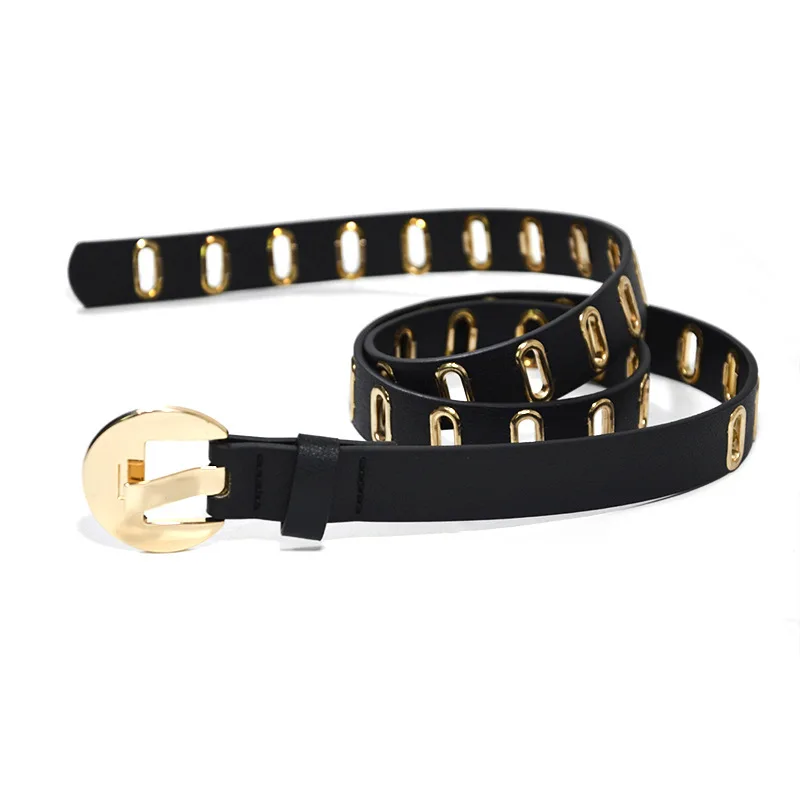 Женский ремень из ПУ кожи с цепочкой | Аксессуары для одежды