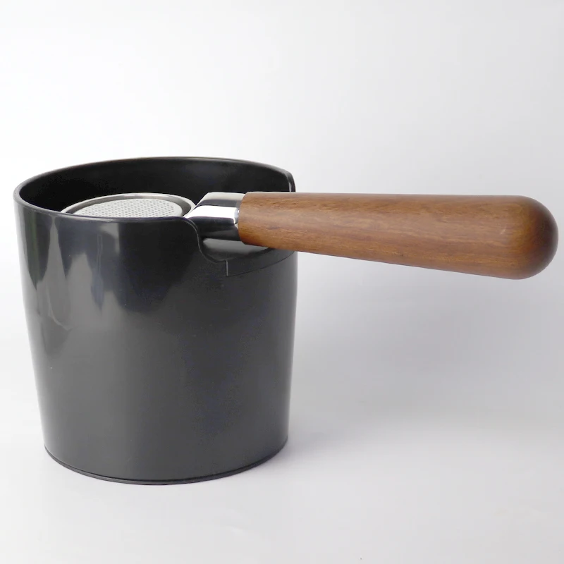 Контейнер для остатков кофейного порошка Черная Глубокая чаша нескользящая