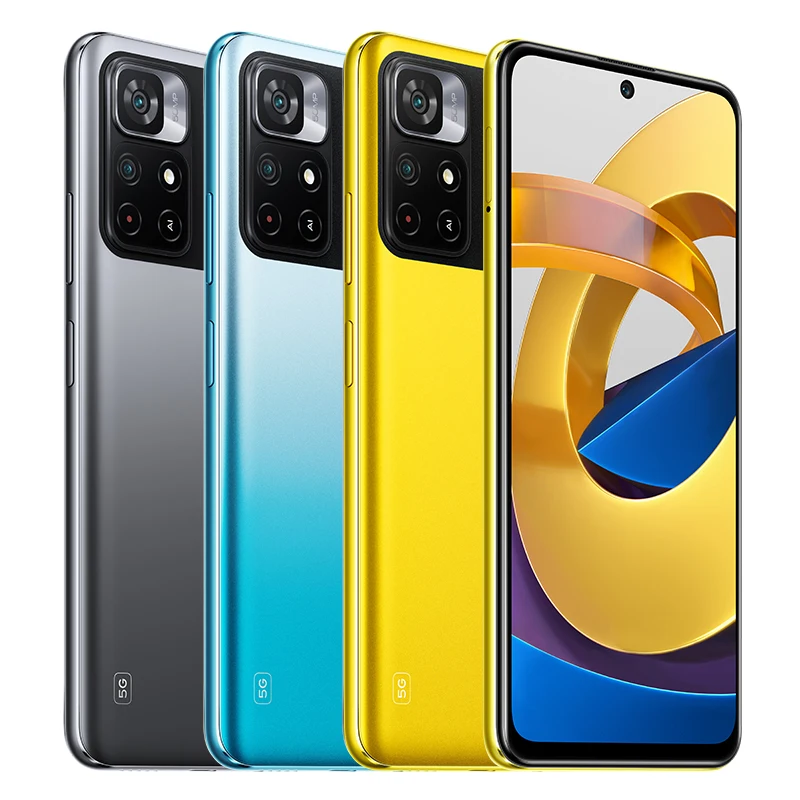 global version poco m4 pro 5g smartphone 64gb128gb rom mtk dimensity 810 90hz 6 6 dotdisplay 50mp 5000mah battery 33w pro nfc free global shipping