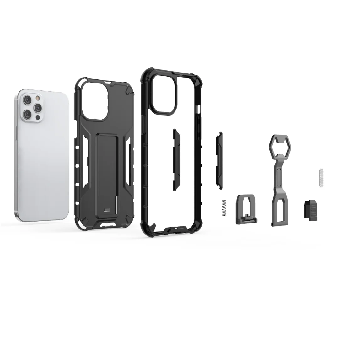 

Bottle Opener Phone Case For iPhone X XS 11 12 Pro 12Pro Max Mini 360 Air Cushion Shockproof Heavy Duty Protection Cover