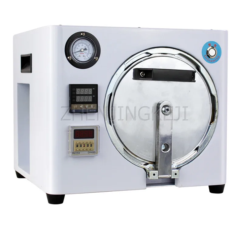 

Vacuum Defoaming Machine 110/220V Automatic High Pressure Deaerator OCA Dry Glue Laminating Cellphone Screen Repair Equipment