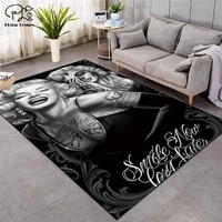 marilyn monroe carpets soft flannel 3d printed rugs mat rugs anti slip large rug carpet home decoration style 1