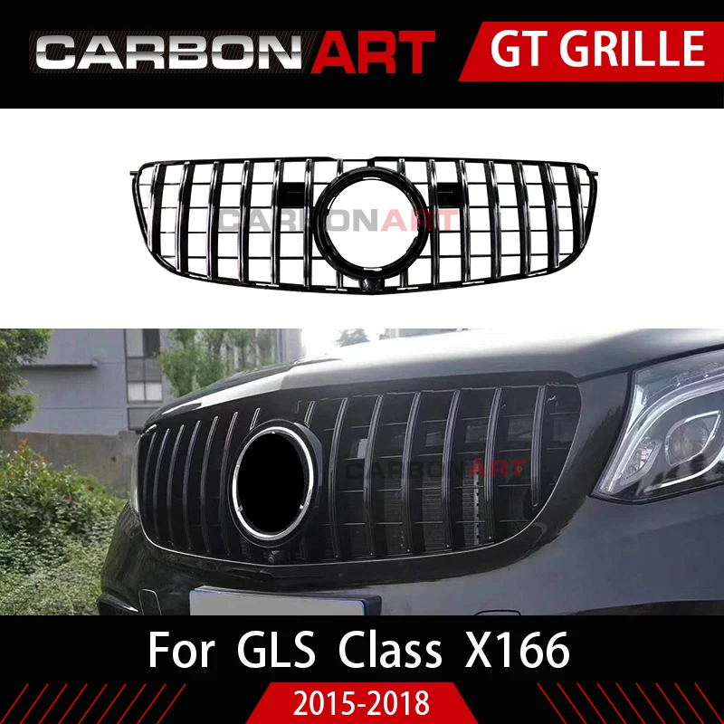 GLS GT гриль Вертикальный стиль для внедорожника ben z Class X166 Авто Передняя решетка 2016