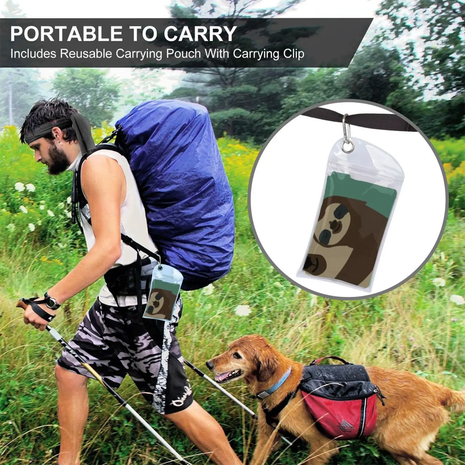 Быстросохнущее полотенце для спортзала портативное ванной с животными дикой