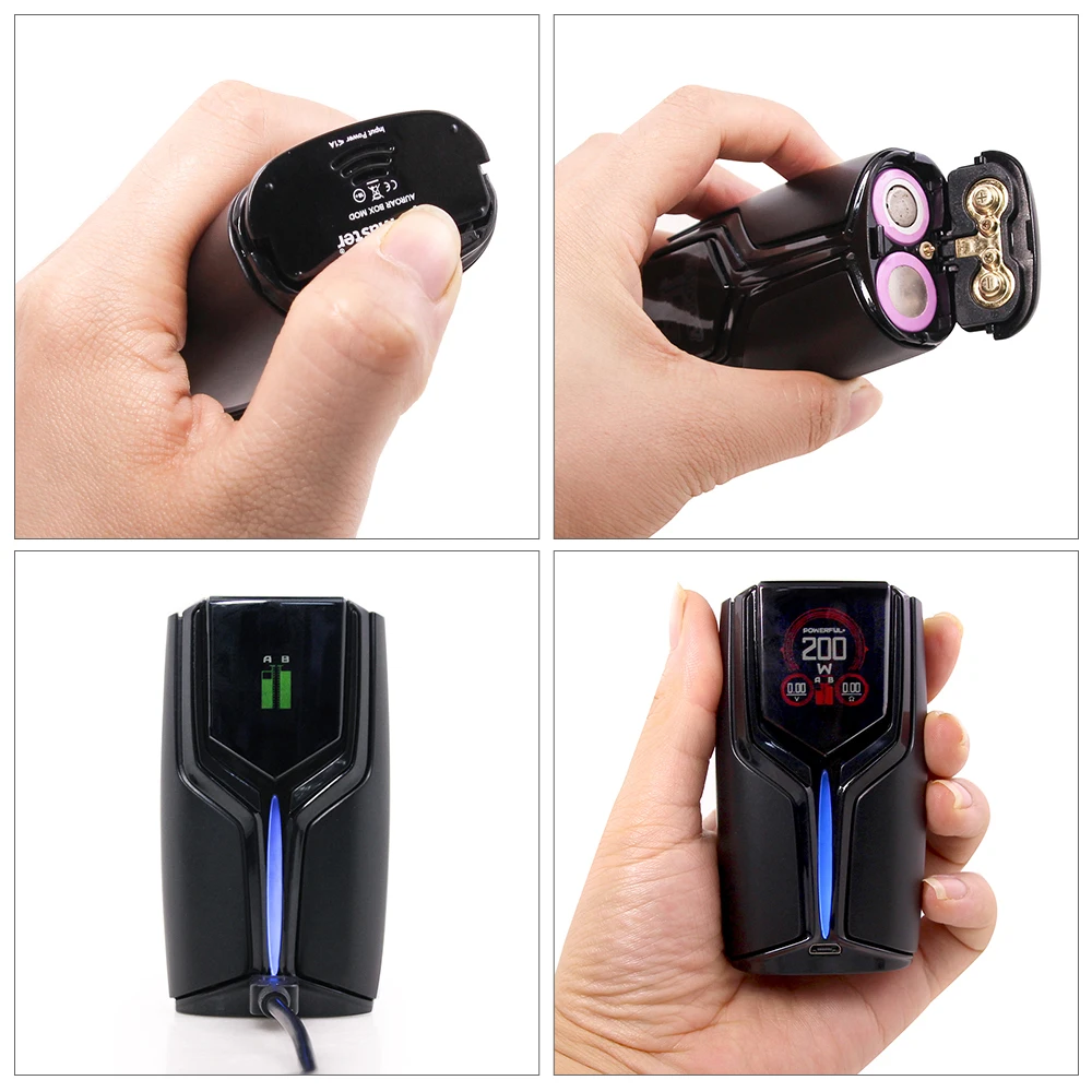 Оригинальный комплект Flux Vape 200 Вт коробка мод с 25 мм поток Pro SubTank распылитель для