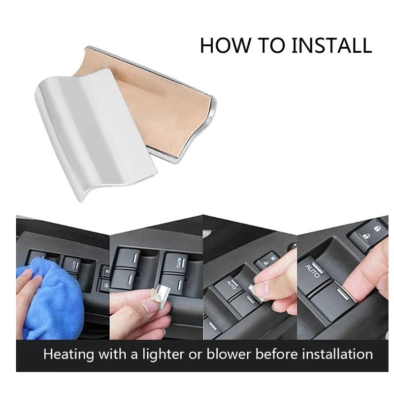 7 шт. переключатель двери окна кнопки подъема крышки отделки для Honda Civic CRV CR V Vezel