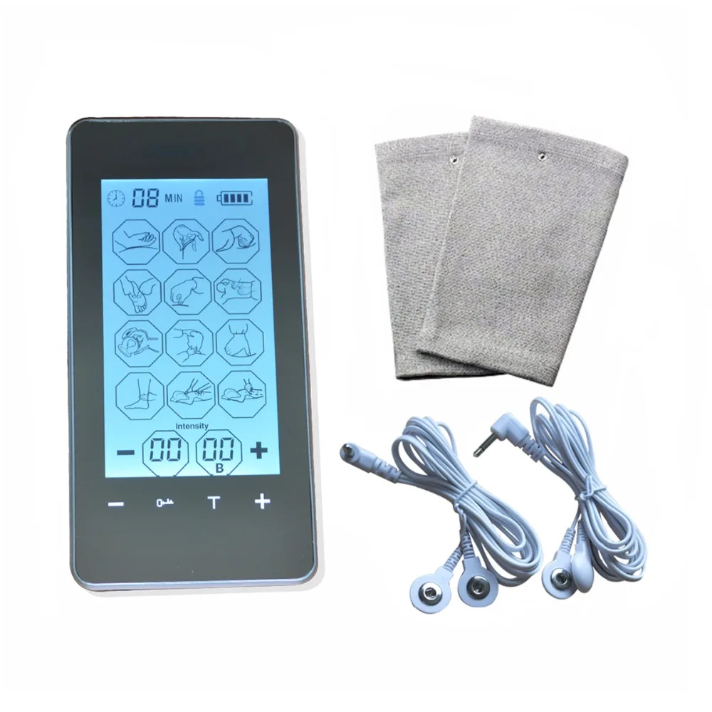 Smart Touch Экран электронный импульсный массажер для Тенс акупунктуры 12 Режим
