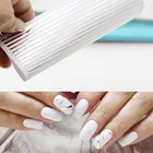 1 лист 3D золотые серебряные линии полоски наклейки для ногтей металлическая лента многоразовая клейкая лента DIY фольга наконечники 8 см маникюрные наклейки для ногтей