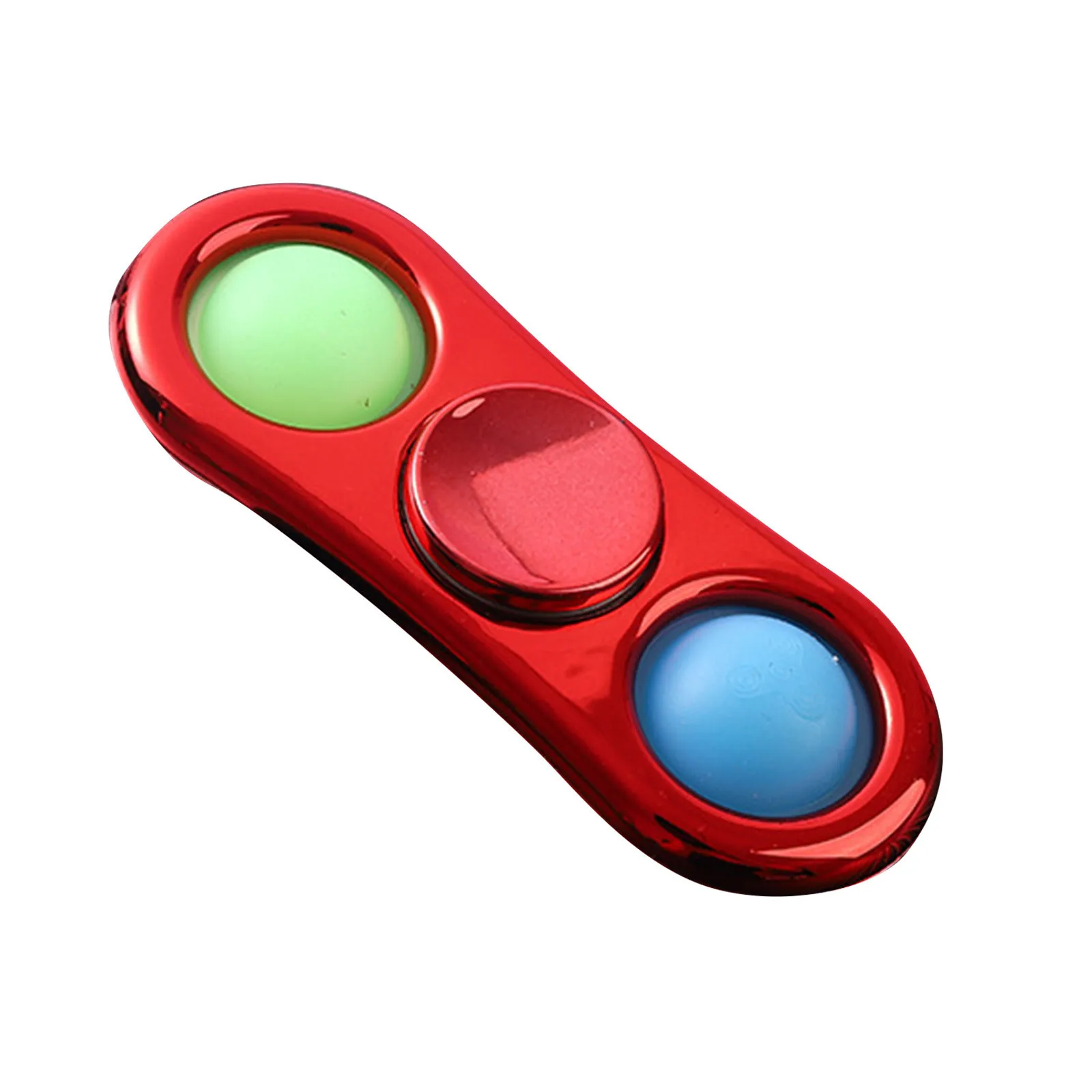 Фиджет-Спиннер c2 для снятия стресса пузырьковый вращающийся на кончик пальца