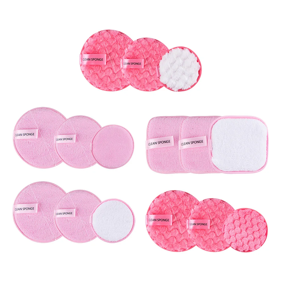 

Многоразовое средство для снятия макияжа Puffs косметическое средство для снятия лица очищающие накладки для одежды для женщин уличные аксес...