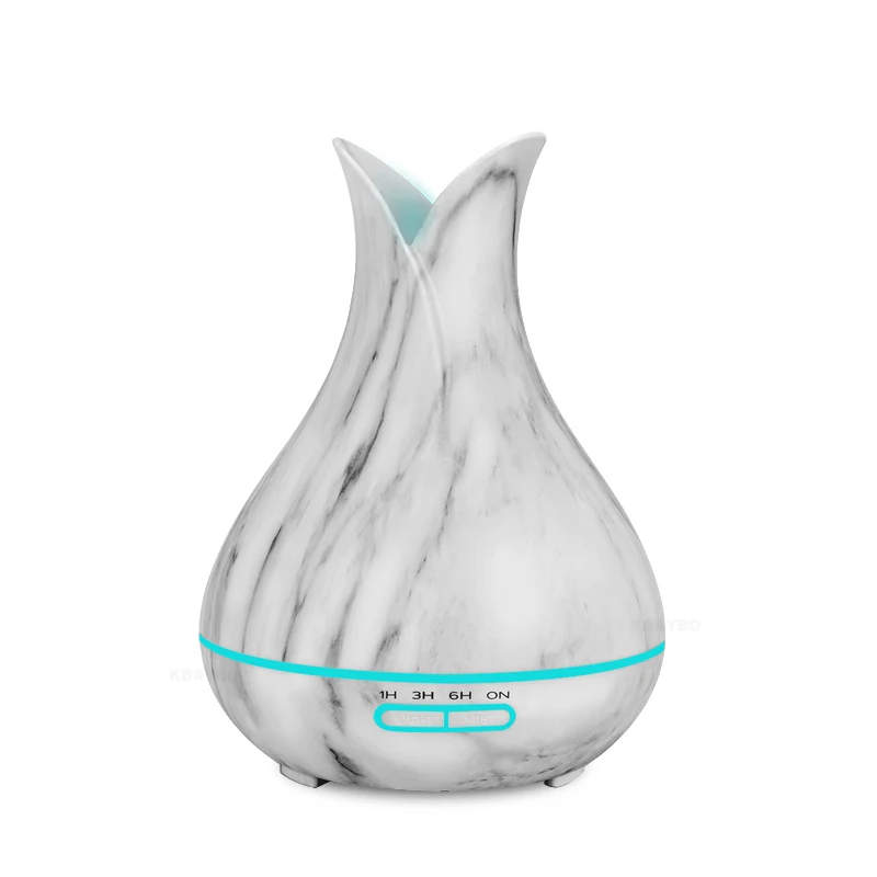 Электрический аромараспылитель 400 мл с мраморным узором ультразвуковой