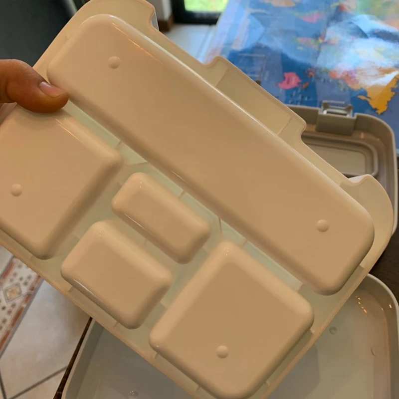 Lunch Box Portable Multiple Grids Bento School Student Kids Dinnerware Food Storage Container Leak Proof Picnic Off | Дом и сад