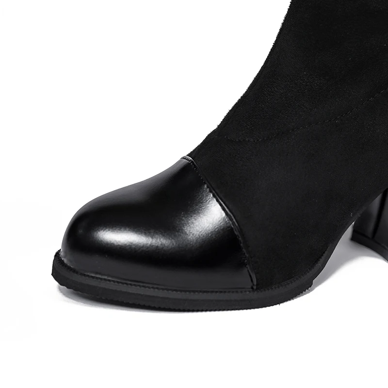 2020 новые сапоги до колена для женщин зимние женские высокие эластичная обувь