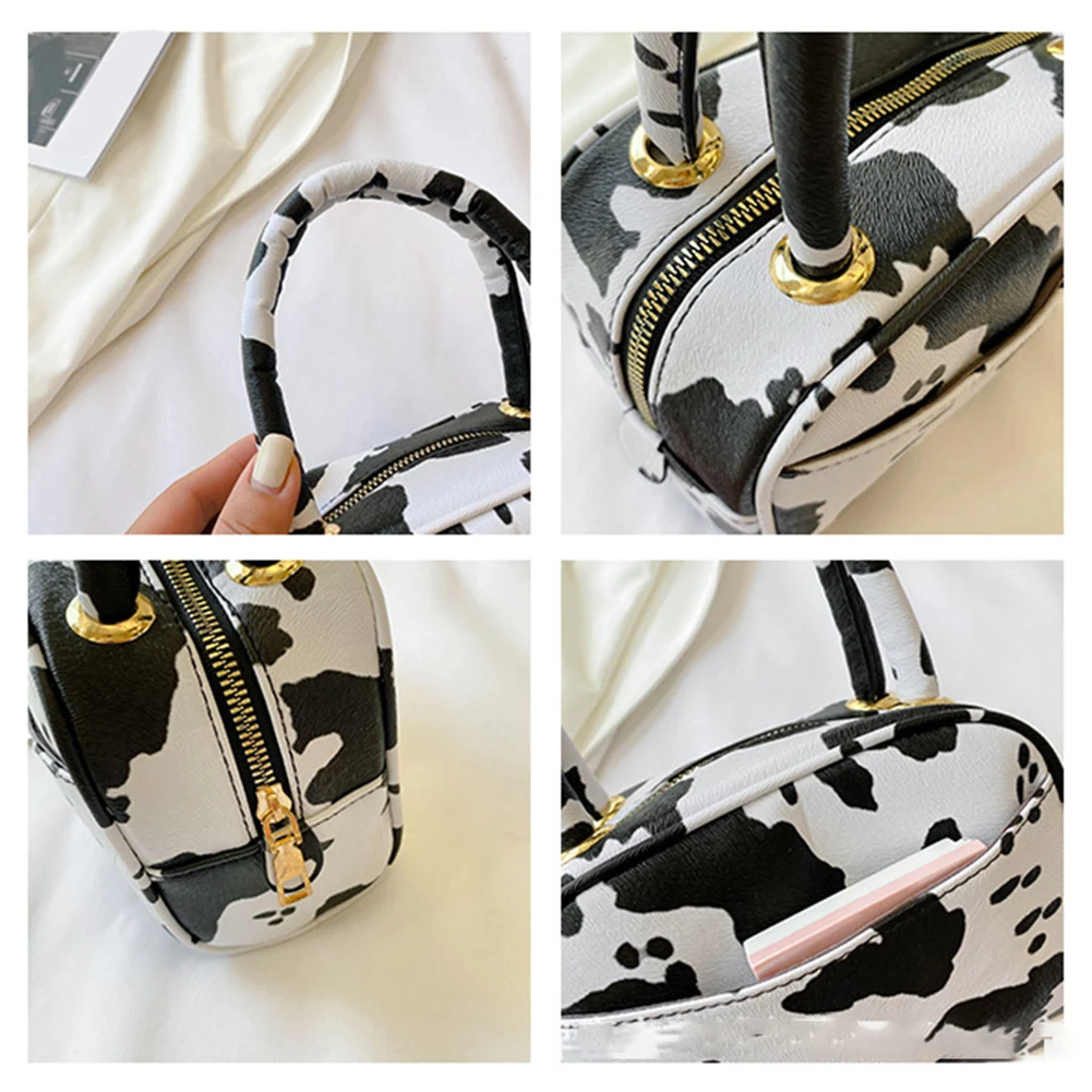 

Casual Faux Leather Small Square Handbag Purse Women Elegant Zipper Shoulder Crossbody Bag Popular Simple Female Daily Bag