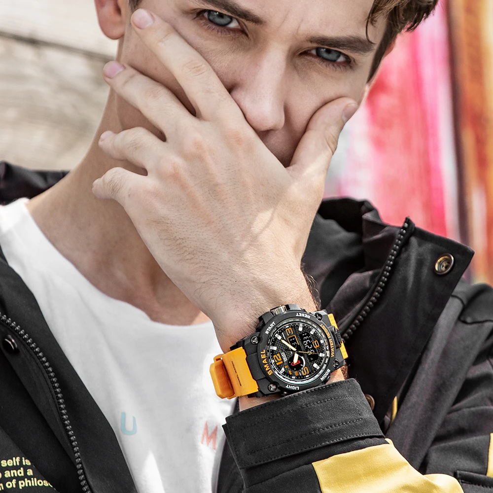 

Fashion Men's Digital Sports Watch Men LED Waterproof Quartz Watches Top Brand Luxury Chrono Count Male Wristwatches