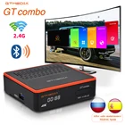 GT Combo 4K 8K Android 9,0, умный проводной спутниковый ресивер ccam 2G + 16G TV Box, ТВ-тюнер M3U Ccam, встроенный Wi-Fi DVB-S2XT2 Gtmedia