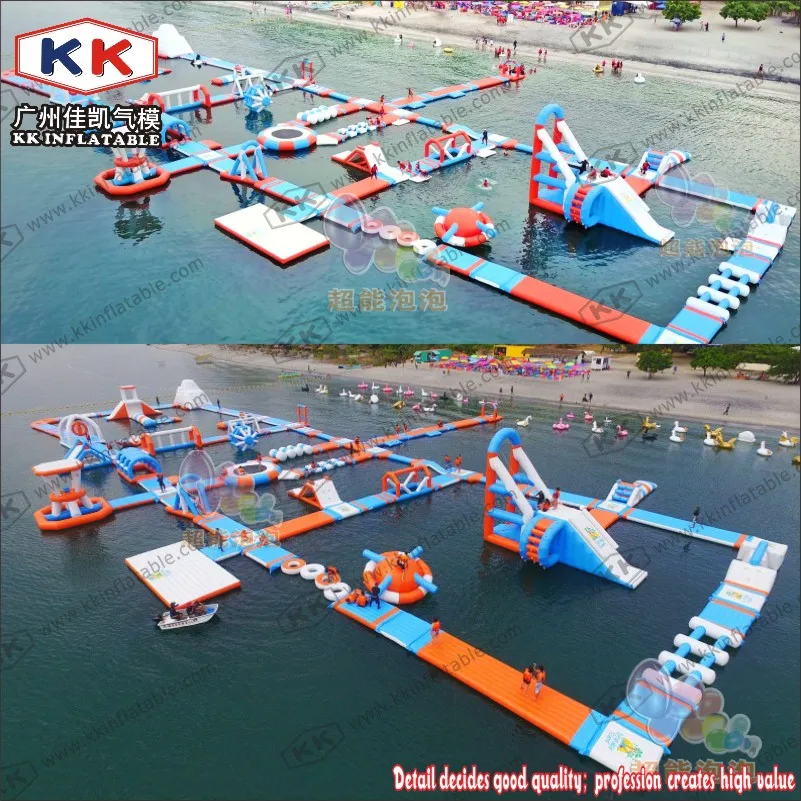 Наружное Надувное оборудование для аквапарка Sea Bay в Бразилии/гигантская