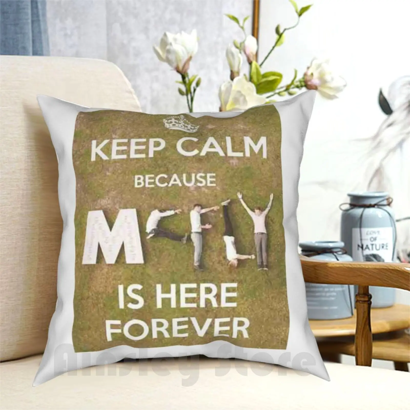 Keep Here Forever Pillow Case Printed Home Soft DIY Pillow cover Music Danny Jones Harry Judd Dougie Poynter Tom Fletcher