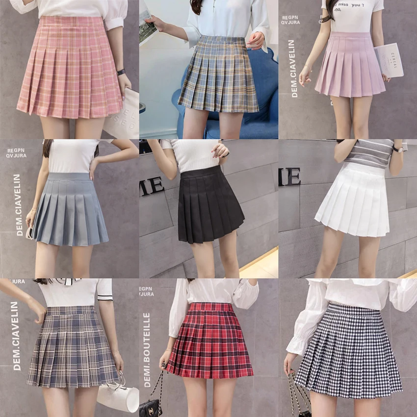 Юбка женская плиссированная с завышенной талией пикантная облегающая