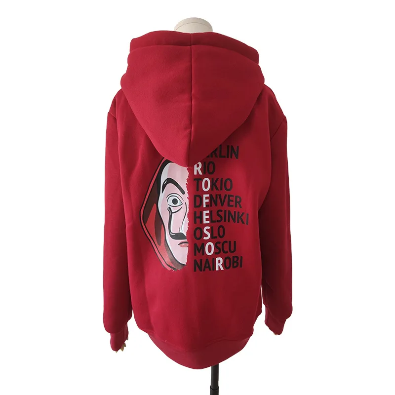 Пижама для детей и взрослых Сальвадор Дали Jupmsuit толстовки деньги Heist House of Paper La Casa