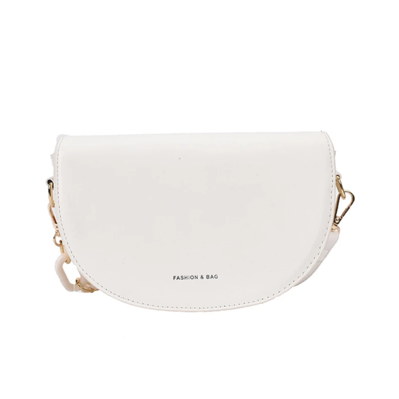 

Saddle Bag Pu Leather Crossbody Bag for Women 2021 Summer Fashion Sac A Main Female Shoulder Bag Female Handbags and Purses