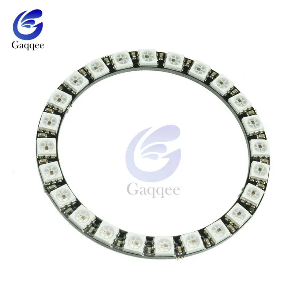 7-60 Бит Цифровой WS2812 RGB светодиодный кольцевой полноцветный подсветка WS2812 5050 SMD СВЕТОДИОДНЫЙ s-модуль микроконтроллер DC 5 В для Arduino
