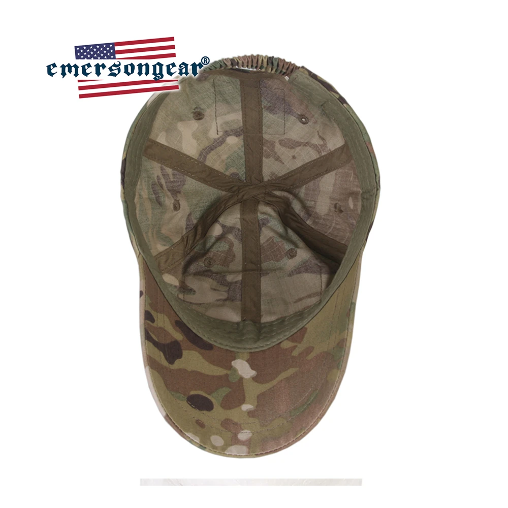 Emersongear Tactical Baseball Cap Headwear Hat Outdoor Sun Protective Multicam Camo Fishing Hunting Airsoft Cycling Sports Nylon