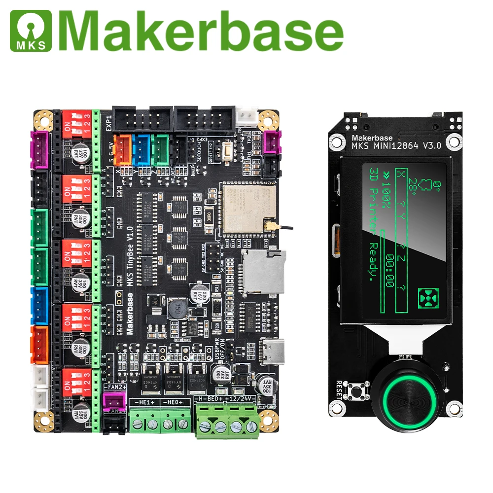 Makerbase MKS TinyBee плата управления для 3D-принтера ESP32 MCU детали TFT-экран Wi-Fi функция