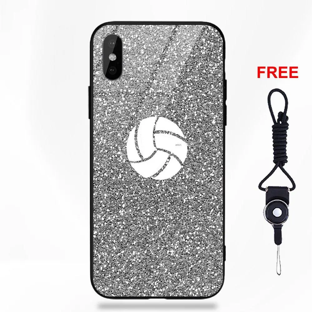 Волейбольный принт с закатом свечение для игры в волейбол Galaxy S8 S9 Plus huawei Honor 7X P20 Lite