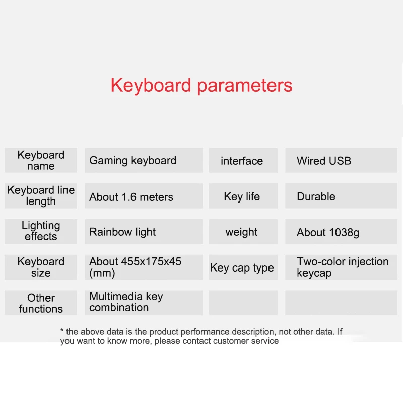 

Ergonomic Wired RGB LED Backlit USB Gaming Keyboard for PUBG,LOL