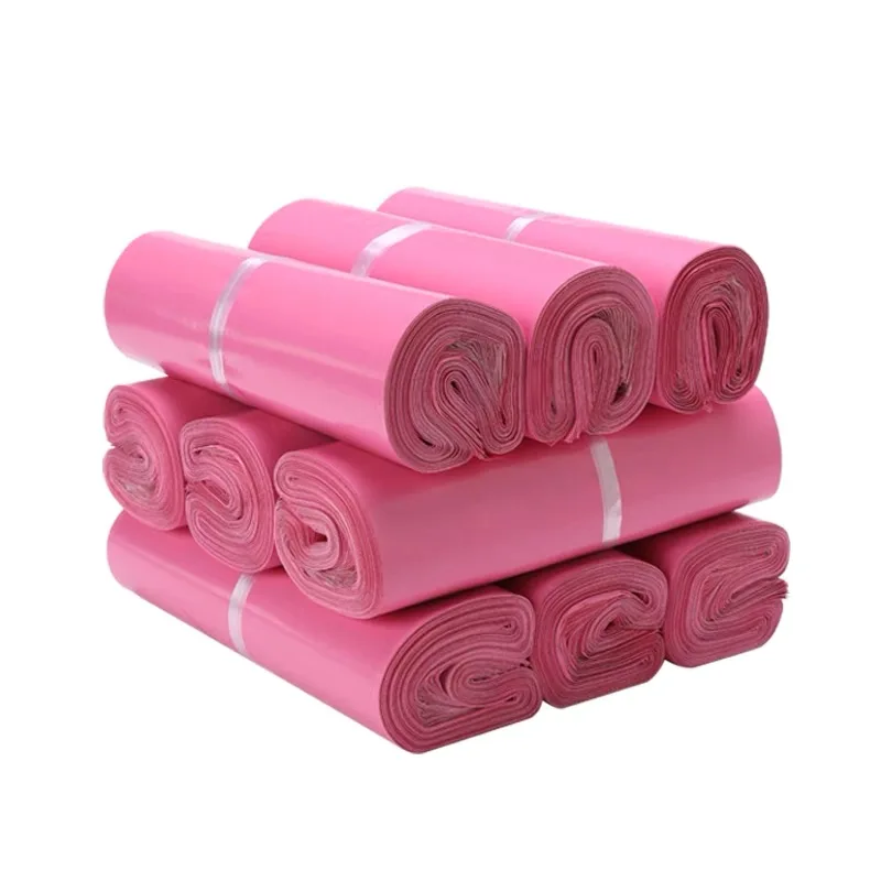 

Light Pink Courier Bags Thicken Storage Bag Waterproof Bag Envelope Mailer Self Adhesive Seal Plastic Packaging Bag