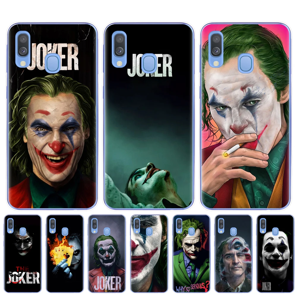 Мягкий силиконовый чехол Joker 2019 из ТПУ для телефона Samsung A10 A20 A30 A40 A50 A70 A7 A9 A6 A8 Plus