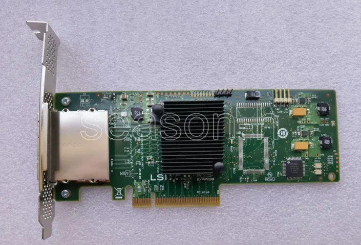 LSI SAS 9200-8e 8-Port JBOD 6 Gb/s puerto DUAL SAS + SATA a PCI HBA