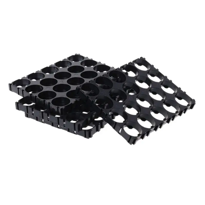 4x черный аккумулятор 18650 4x5 клетка Spacer излучающий корпус пластиковый держатель
