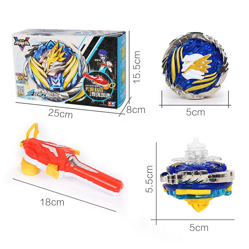 

Newest Classic Toys Gyro Toy Metal Fusion 4D Constellation Battle Spinning Top with Launcher for Children gift